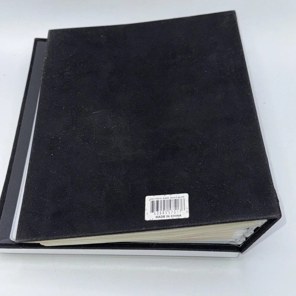 Silver‎ Plated Photo Album 160 4x6 Slip In Photo Intricate Floral Front